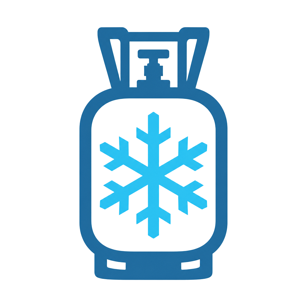 CoolifyHub refrigerant cylinder logo
